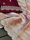 Jk Fashion Beautiful Colour Banglory Silk Embroidery Designer Sarees Wholesale Shop In Surat
